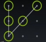 Cracking Android pattern lock in five attempts