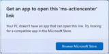 Can not open Windows 11 Action Center: You’ll need a new app to open this ms-actioncenter link